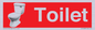 IV14288: Toilet Dementia Friendly Sign Red