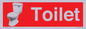 IV14288: Toilet Dementia Friendly Sign Red