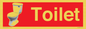 IV14288: Toilet Dementia Friendly Sign Red