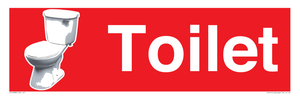 IV14288: Toilet Dementia Friendly Sign Red