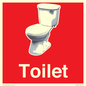IV14288: Toilet Dementia Friendly Sign Red