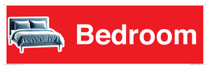 IV14290: Bedroom Dementia Sign Red