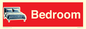 IV14290: Bedroom Dementia Sign Red