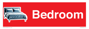 IV14290: Bedroom Dementia Sign Red
