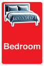 IV14290: Bedroom Dementia Sign Red