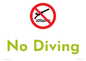 IV14730: No Diving -house brand