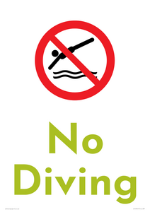 IV14730: No Diving -house brand