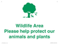 IV16905: Wildlife Area Please Help Protect our animals and plants