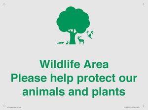 IV16905: Wildlife Area Please Help Protect our animals and plants