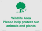 IV16905: Wildlife Area Please Help Protect our animals and plants