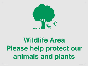 IV16905: Wildlife Area Please Help Protect our animals and plants