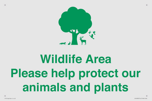 IV16905: Wildlife Area Please Help Protect our animals and plants