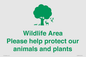 IV16905: Wildlife Area Please Help Protect our animals and plants
