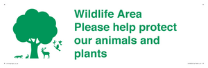IV16905: Wildlife Area Please Help Protect our animals and plants