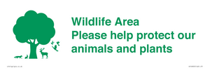 IV16905: Wildlife Area Please Help Protect our animals and plants