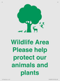IV16905: Wildlife Area Please Help Protect our animals and plants