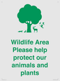 IV16905: Wildlife Area Please Help Protect our animals and plants