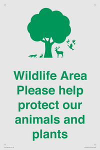 IV16905: Wildlife Area Please Help Protect our animals and plants