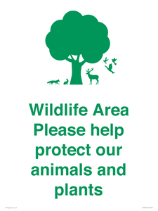 IV16905: Wildlife Area Please Help Protect our animals and plants