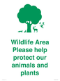 IV16905: Wildlife Area Please Help Protect our animals and plants