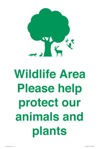 IV16905: Wildlife Area Please Help Protect our animals and plants