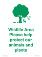 IV16905: Wildlife Area Please Help Protect our animals and plants