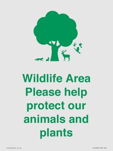 IV16905: Wildlife Area Please Help Protect our animals and plants