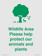 IV16905: Wildlife Area Please Help Protect our animals and plants