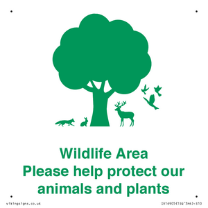 IV16905: Wildlife Area Please Help Protect our animals and plants