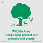 IV16905: Wildlife Area Please Help Protect our animals and plants