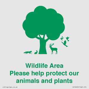 IV16905: Wildlife Area Please Help Protect our animals and plants
