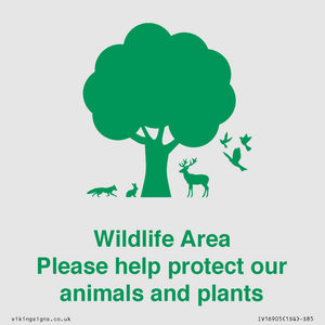 IV16905: Wildlife Area Please Help Protect our animals and plants