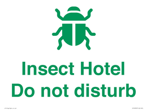IV16909: Insect Hotel Do not disturb