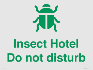 IV16909: Insect Hotel Do not disturb