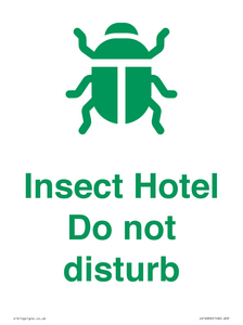IV16909: Insect Hotel Do not disturb