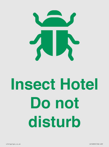 IV16909: Insect Hotel Do not disturb