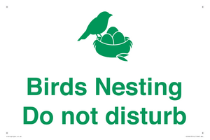 IV16913: Birds Nesting Do not disturb