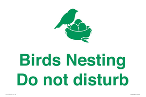 IV16913: Birds Nesting Do not disturb