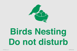 IV16913: Birds Nesting Do not disturb