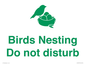 IV16913: Birds Nesting Do not disturb