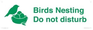 IV16913: Birds Nesting Do not disturb