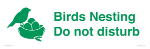 IV16913: Birds Nesting Do not disturb