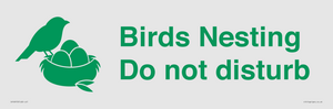 IV16913: Birds Nesting Do not disturb