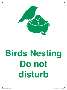 IV16913: Birds Nesting Do not disturb