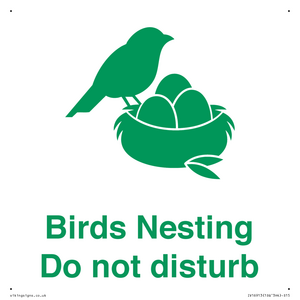 IV16913: Birds Nesting Do not disturb