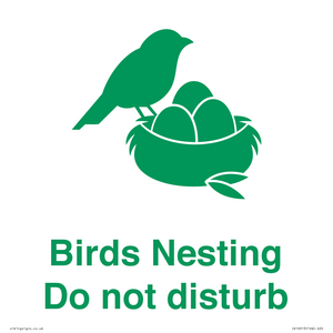 IV16913: Birds Nesting Do not disturb