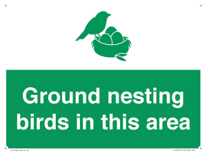 IV16919: Ground nesting birds in this area