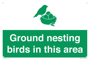 IV16919: Ground nesting birds in this area