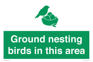 IV16919: Ground nesting birds in this area