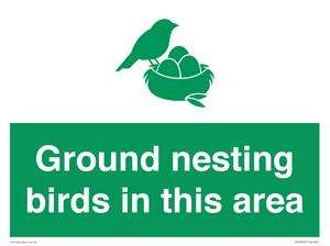 IV16919: Ground nesting birds in this area